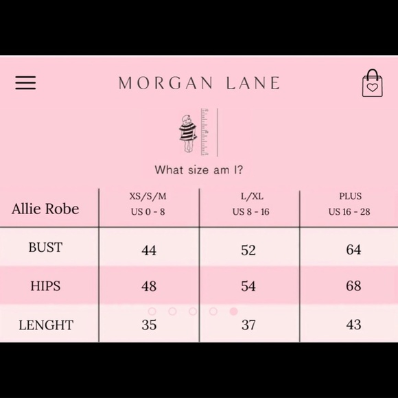 Morgan Lane Allie Robe Navy Floral Print- Size Large/XLarge - Picture 2 of 5